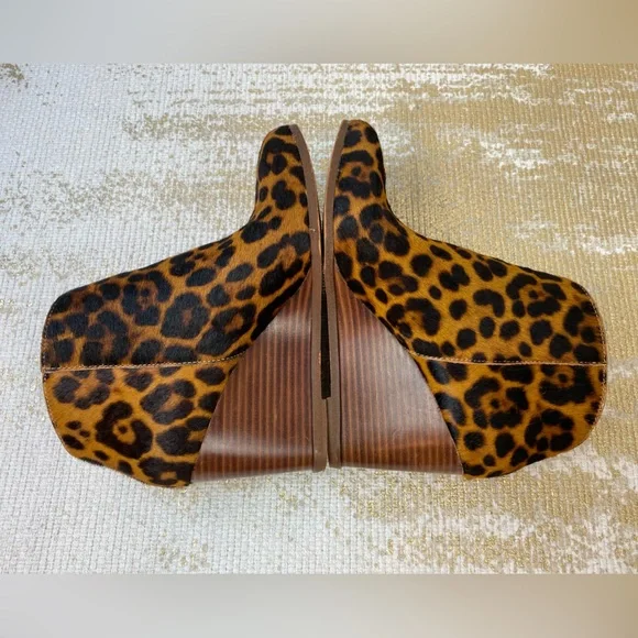 1. STATE Leopard ‘Kaleb’ Calf Hair Wedge Booties | Size 6.5 - Picture 12 of 15